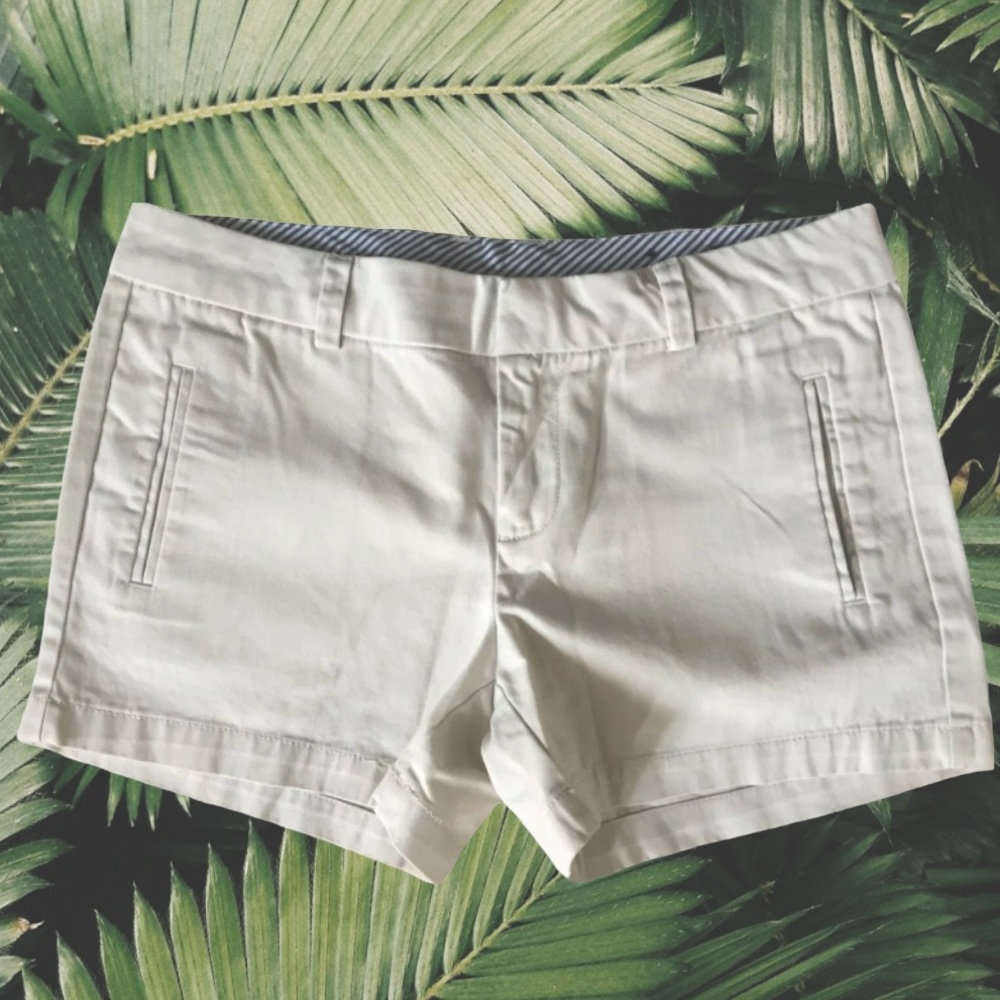 White Stylus Bermuda Shorts